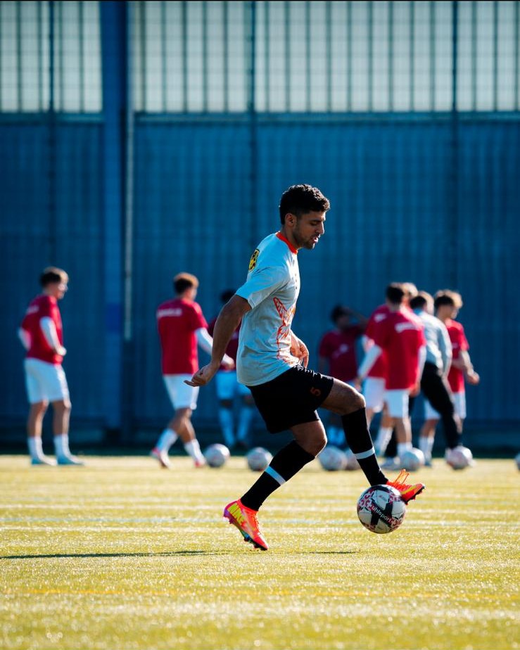 Player in focused individual training at AR Academy